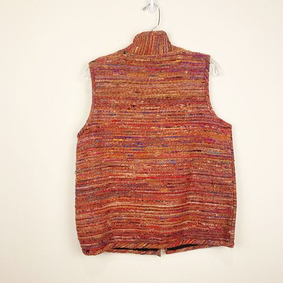 Coldwater Creek Multicolored Silk Vest - Picture 4 of 4